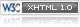Valid XHTML 1.0 Transitional